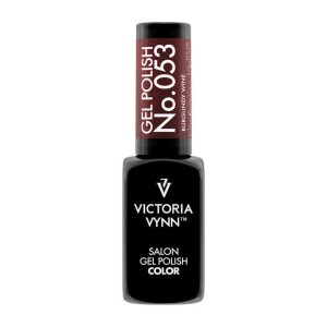 LAKIER HYBRYDOWY GEL POLISH COLOR 053 BURGUNDY WINE  VICTORIA VYNN