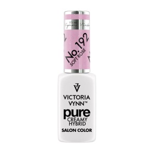 PURE CREAMY LAKIER HYBRYDOWY COLOR 192 SOFT ROSE  VICTORIA VYN