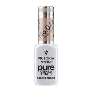 PURE CREAMY LAKIER HYBRYDOWY COLOR 042 MILK COFFEE  VICTORIA VYN
