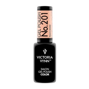 LAKIER HYBRYDOWY GEL POLISH COLOR 201 PEACH DESIRE  VICTORIA VYNN