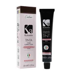 Farbka do brwi i rzęs Premium Brown - brąz 30ml Kalentin