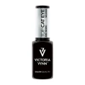 Top hybrydowy Silver Cat Eye No Wipe 8 ml VICTORIA VYNN