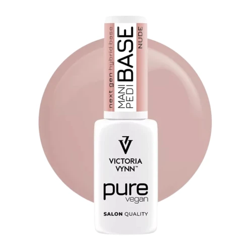 Baza hybrydowa Nude Pure Vegan Mani Pedi Base 8 ml VICTORIA VYNN