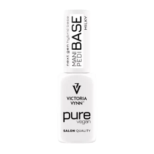Baza hybrydowa Milky Pure Vegan Mani Pedi Base 8 ml VICTORIA VYNN
