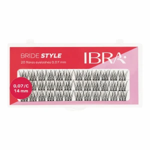 Kępki rzęs  BRIDE STYLE C 0,07 - 14mm Ibra Makeup