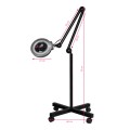 Lampa lupa S4 + statyw czarna