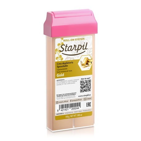 Starpil Wosk w aplikatorze 110g do ciała  złoty