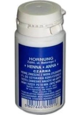 Henna Proszkowa Czarna 50g Anna Hornung