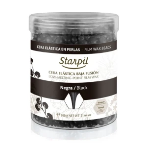 Wosk bezpaskowy czarny granulki 600g Starpil
