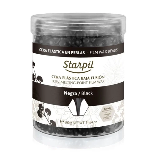 Wosk bezpaskowy czarny granulki 600g Starpil