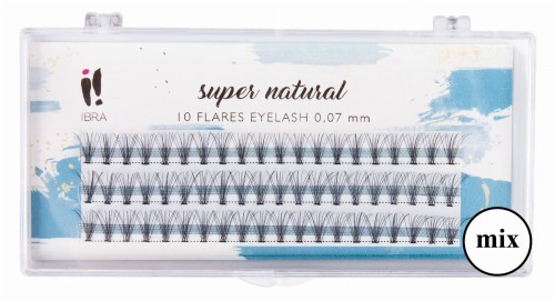 IBRA Makeup kępki rzęs knot-free "super naturals" 0,07-C-MIX